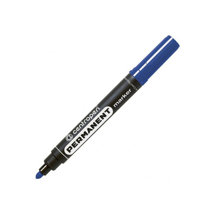 Маркер 8566 CENTROPEN перманент. 2,5мм синий