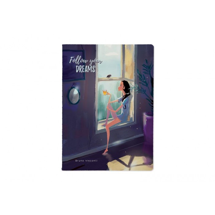 Тетрадь 60л # клетка В5 "TEA TIME. FOLLOW YOUR DREAMS" Bruno Visconti