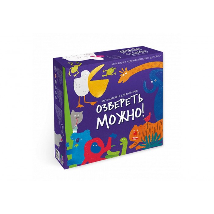 Игра настольная. Озвереть можно. Серия Игра для всей семьи. ГЕОДОМ (ISBN нет)