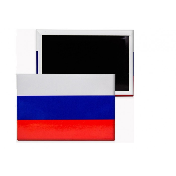 Магнит Российский флаг 8*5,5см металл J.Otten