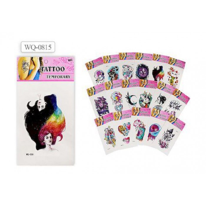 Наклейки тату Tattoo Temporary микс 8*15см