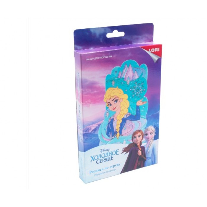 Роспись по дереву.Игрушка-сувенир Disney "Эльза"