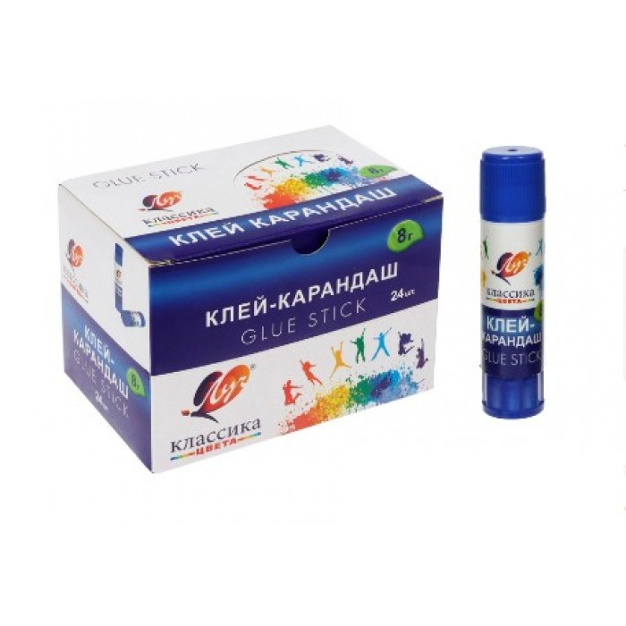 Клей-карандаш 8г. Классика Луч