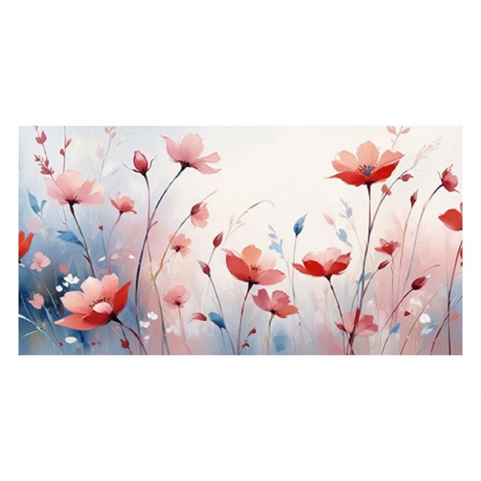 Конверт для денег Dream Cards Без текста, холст,цветы