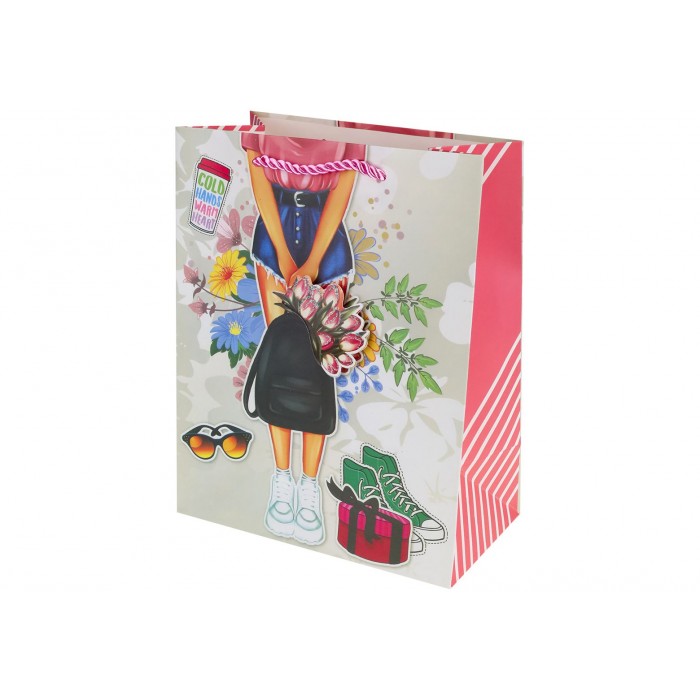 Пакет подарочный Dream Cards Летний пикник 26*32*10см