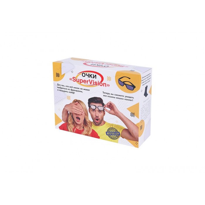 Подарочная коробка-прикол СуперОчки (230х90х290, 1 шт) ПП-4308