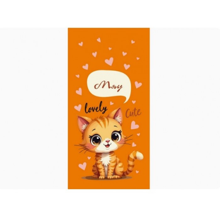 Конверт для денег Dream Cards Без текста, рыжий котенок