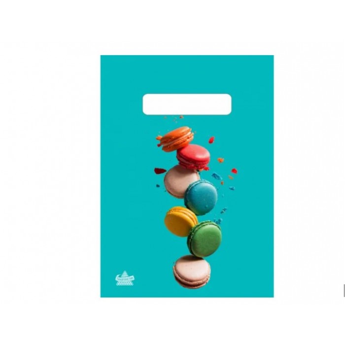 Пакет вырубной Печеньки макаронс (30*20 см.)