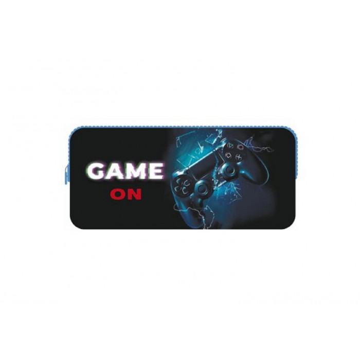 Пенал-косм. односекц. на молнии двустор. печать. К-10 GAME ON