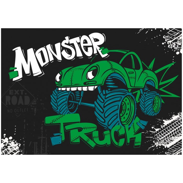 Подложка для лепки 33*23 см MONSTER TRUCK 2024
