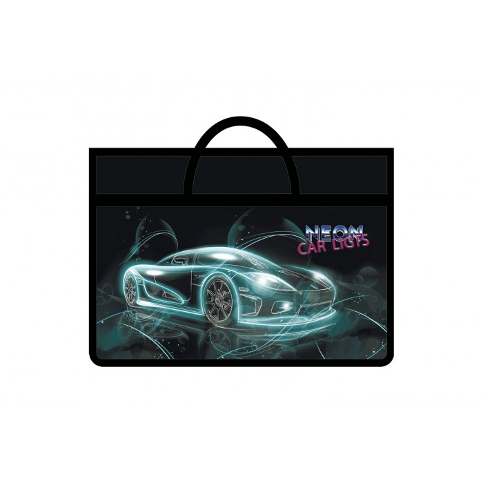 Папка А3 молния сверху, дизайны NEON CAR 2023