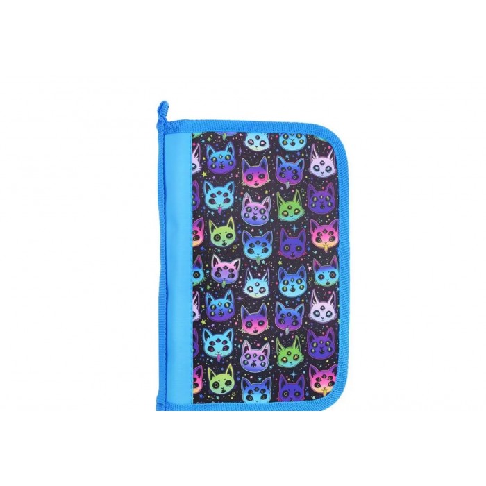 Пенал двухсекц.большой, с откидной планкой 190/120 ПО-05 CREEPY CATS