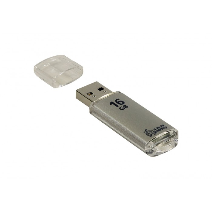 Флешка Smartbuy V-Cut серебрист(метал корпус) 16G