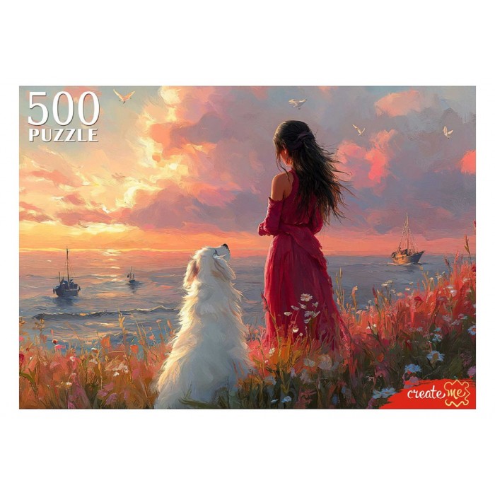 ПАЗЛЫ 500 элементов НА ЗАКАТЕ