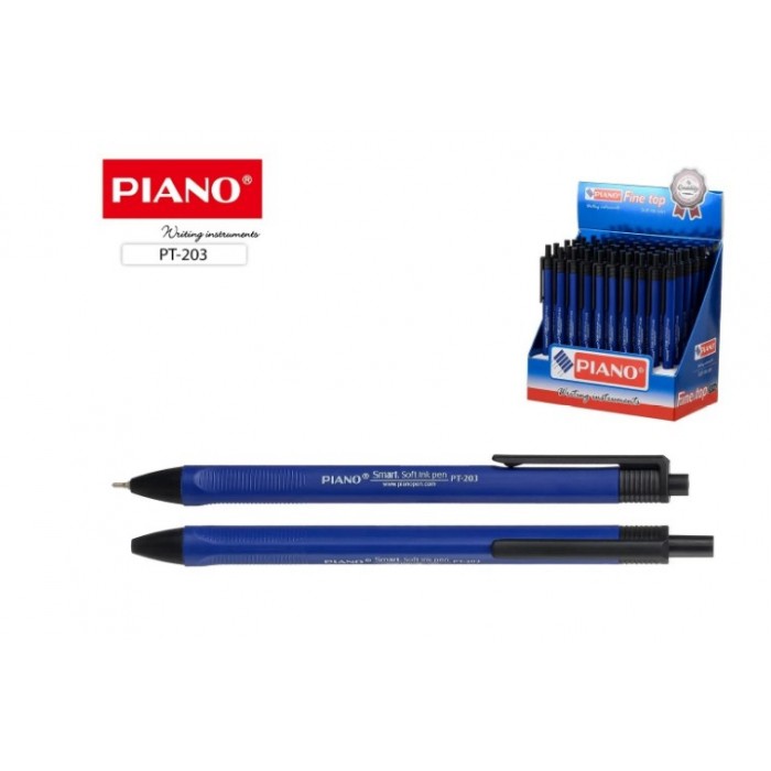 Ручка автомат Piano 203 Smart" на масл.основе, пласт цв. корп