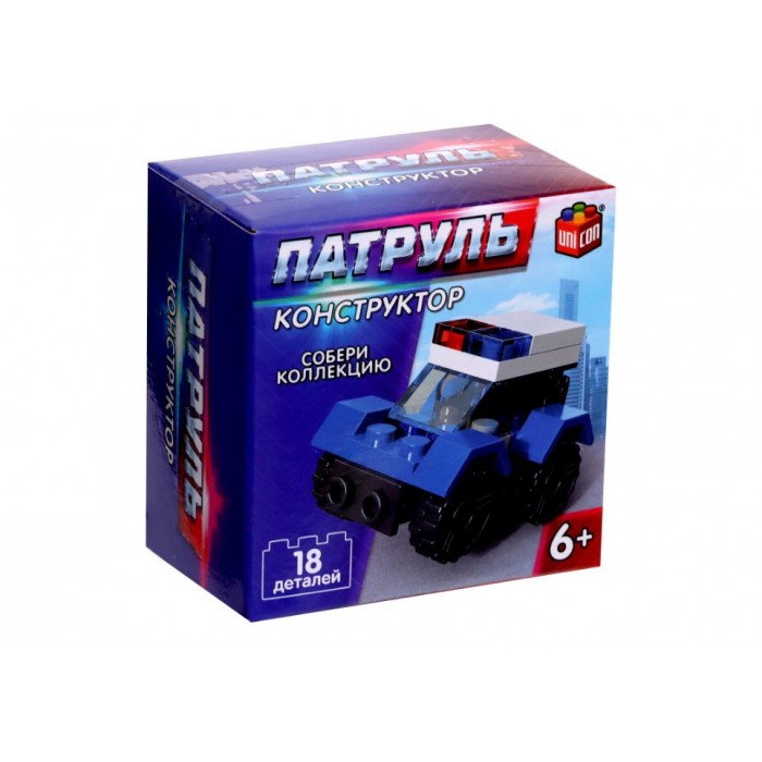 Конструктор Патруль Патрульная машина 18дет