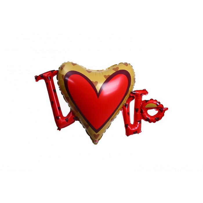 Шар фольгированный Сердце LOVE 40"