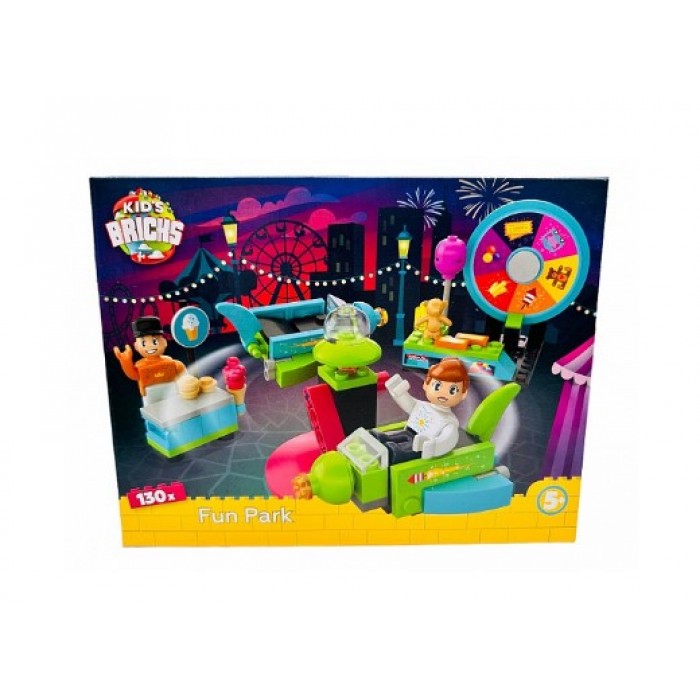 Конструктор Kids Bricks Парк развлечений, 130 дет