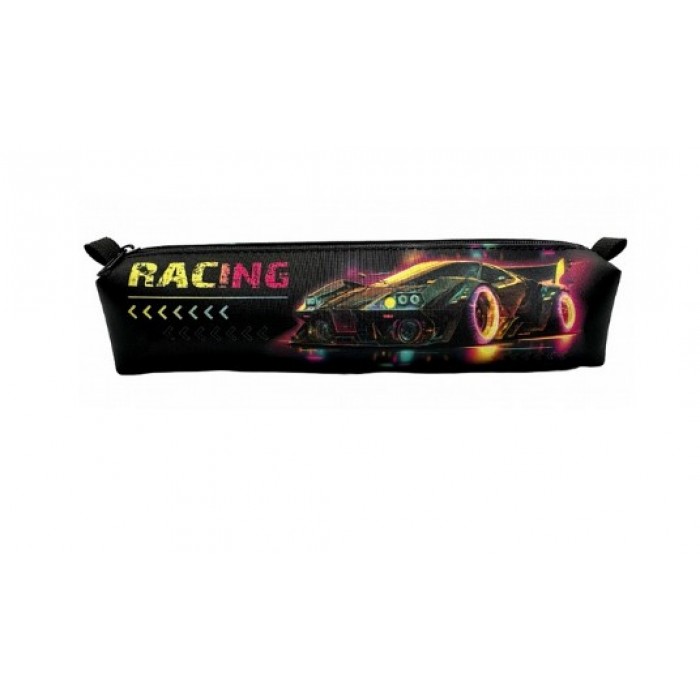 Пенал объемный Racing 21*4,5*4,5см полиэстер на молнии Centrum
