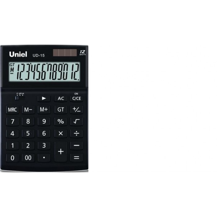 Калькулятор UNIEL настольный средн. UD-151K 12 разр. 147x100x35