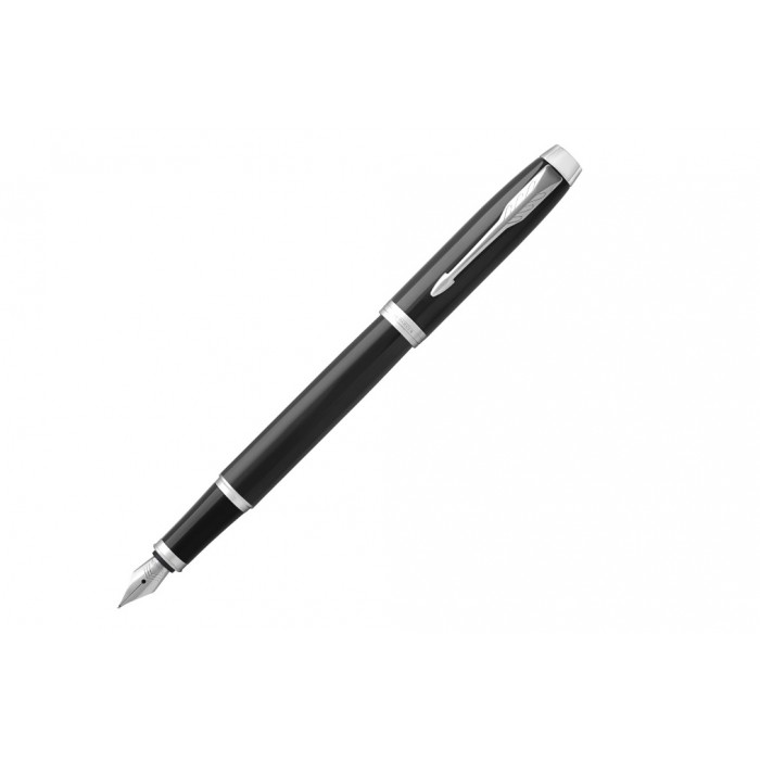 Набор подар.1 ручка перьевая PARKER "IM Core F321, Black CT (Перо F)" ,синие чернила