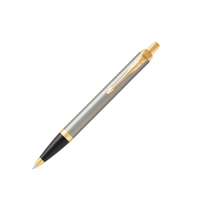 Набор подар.1 ручка шар.PARKER "IM Core K321, Brushed Metal GT" ,син.