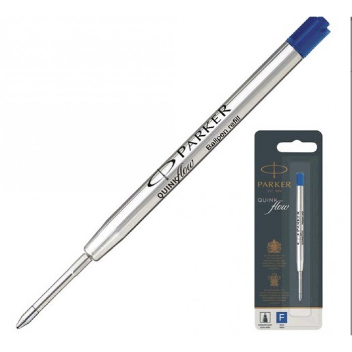 Стержень шариков. PARKER QUINKFlow Ball Point Refill Z08 (F-0,8) син,