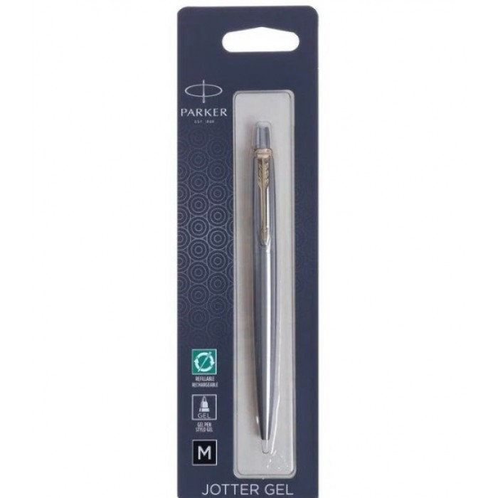 Набор подар.1 ручка гел.PARKER "Jotter Core Stainless Steel GT",черн. блистер
